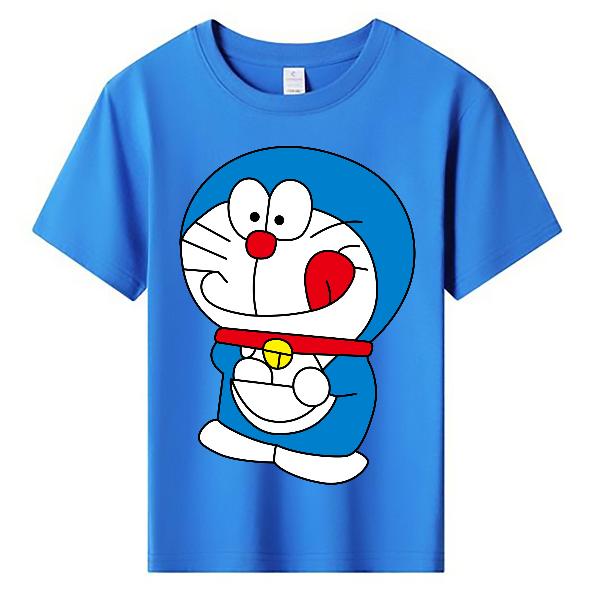 （画像用） ドラえもん Doraemon 綿100％キッズTシャツ（フロントプリント）